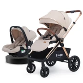 Huggy Mate 5 in 1 Extra Parlak Çift Yönlü Travel Bebek Arabası - 2