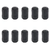 10lu Paket 3.5mm Anti-Girişim Ferrit Halka Kablo Klipsi Gürültü Engelleyici Model A3965 - 1