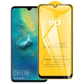 Huawei Y6 2019 Uyumlu 9D Tam Kaplama Temperli Cam Ekran Koruyucu - 1