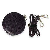 İPhone 14 Pro Uyumlu 3 Parça Çanta Cüzdan Askılık Set Kılıf - 8