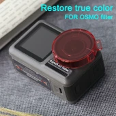 DJI Osmo Action Uyumlu Mor Renkli Yuvarlak Lens Filtresi - 5