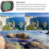 DJI Osmo Pocket 3 Uyumlu CPL Lens Filtresi - 7