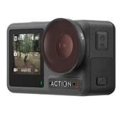 DJI Osmo Action 3 Uyumlu 3'ü 1 Arada Dalış Lens Filtresi Kırmızı Pembe Mor - 3