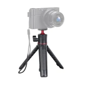 RUIGPRO Çok Fonksiyonlu Katlanabilir Tripod Tutucu Selfie Monopod Çubuk Top Başlıklı Siyah - 6