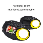 5MP 1.5 İnç Renkli Ekranlı Mini Anahtarlık Tipi Çocuk Dijital Kamera Sarı - 4