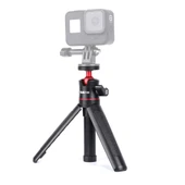 RUIGPRO Çok Fonksiyonlu Katlanabilir Tripod Tutucu Selfie Monopod Çubuk Top Başlıklı Siyah - 1