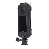 Insta360 X4 Soğuk Ayak ABS Plastik Koruyucu Çerçeve Adaptörlü Siyah - 3