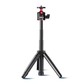 RUIGPRO Çok Fonksiyonlu Katlanabilir Tripod Tutucu Selfie Monopod Çubuk Top Başlıklı Siyah - 2