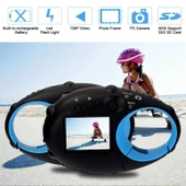 5MP 1.5 İnç Renkli Ekranlı Mini Anahtarlık Tipi Çocuk Dijital Kamera Sarı - 8