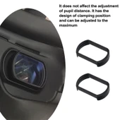 DJI FPV Goggles V2 Uyumlu 550 Derece Miyopi Düzeltici Asferik Lens 2'li Set - 4