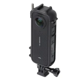 Insta360 X4 Soğuk Ayak ABS Plastik Koruyucu Çerçeve Adaptörlü Siyah - 1