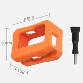 GoPro HERO9 Black Uyumlu Turuncu EVA Yüzer Kılıf - 3