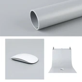 100x200 cm Gri PVC Mat Fotoğraf Arka Planı - 3