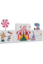 Sirk Temalı Çocuk odası Anaokulu Kreş Dolap Seti - 2