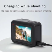 GoPro HERO8 Yan Kapak - Şarj Edilebilir Pil Kapağı - 8