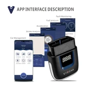 Viecar VP003 Mini OBD Arıza Tespit Cihazı USB ve Type-C Arayüz Bluetooth V2.2 - 7