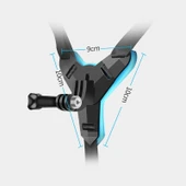 Kask Kayışı Aparatı ve Telefon Tutucu - GoPro Insta360 DJI Uyumlu - 4