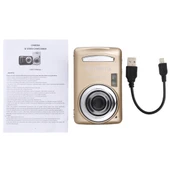 16 MP Dijital Video Kamera Kaydedici 1280x720P HD 4X Dijital Zoom 2.4 inç TFT Ekran Altın Renk - 6