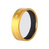 Xiaomi Xiaoyi Yi II 4K Spor Kamera için Profesyonel CPL Filtre Altın Renk - 3