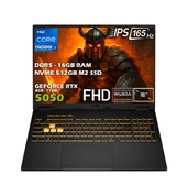 ASUS Tuf Gaming F16 FX608JHR-RV048 Intel Core i7-14650HX 16GB 512G SSD RTX5050 8GB 115W 165Hz 16" Freedos - 1