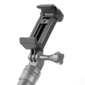 Telefon Tutucu Kelepçe Siyah 6-9cm Selfie Çubuğu ve Monopod Uyumlu - 4