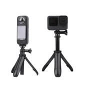 Çok Fonksiyonlu Katlanabilir Tripod Tutucu Selfie Monopod Çubuğu Mavi 12-23cm - 3