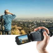16X Dijital Zoomlu HD 16 Megapiksel Ev ve Seyahat DV Kamera Siyah EU Priz - 7