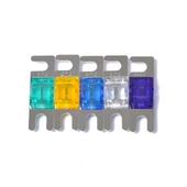 5 Parça Araç Ses Sistemi Mini ANL Sigorta Seti 30A 40A 60A 80A 100A Kaplamalı - 1