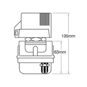 12V 300A Araç Akü Kesici Döner Anahtar Sarı - 6
