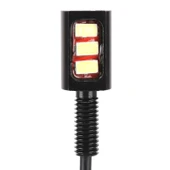 Araç ve Motosiklet Plaka Lambası 1 Çift DC12V 0.4W 3 LED SMD-5630 Beyaz Işık 27cm Kablo - 4