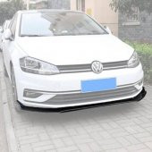 Volkswagen Golf 7 - 7.5 Parlak Siyah 3 Parça Ön Lip - 5