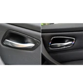 BMW E90 320i 318i 325i Üç Renkli Karbon Fiber Araba Kapı Kolu Dekoratif Sticker - 7