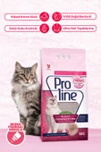 PROLINE Doğal Topaklanan Baby Powder Kokulu Kedi Kumu 10 Lt - 1