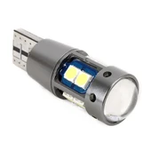 2 Adet T10 12V 2.3W 6000K 180LM 10 LED SMD-3030 Araç İç Aydınlatma Dekoderli - 4