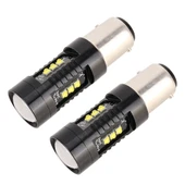 2 Adet 1157 BAY15D Model DC12V 4.3W 6000K 500LM 12 LED SMD-2525 Araba Fren Lambası - 2