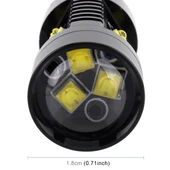 2 Adet 1157 BAY15D Model DC12V 4.3W 6000K 500LM 12 LED SMD-2525 Araba Fren Lambası - 5