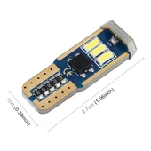 10lu T10 Araç İç Aydınlatma Ampulü DC12V 1.7W 6000K 110LM 9 LED SMD-4014 Dekoderli - 3