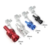 Evrensel Alüminyum Turbo Ses Egzoz Susturucu Düdüğü Kırmızı 35mm XL - 6