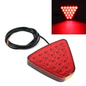 DC12V 1W Kırmızı Üçgen Araç Fren Lambası 20 LED SMD-3528 - 1