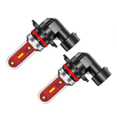 2 Adet 9005 9006 DC9-24V 7W 1200LM IP65 Araba LED Sis Lambası Buz Mavisi Işık - 2