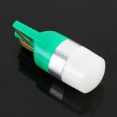 10lu T10 W5W 168 194 DC12V 06W 1LED SMD3030 Araç Plaka Lambası Yeşil Işık - 4