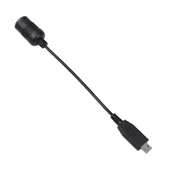 Araç Dönüştürücü USB Porttan Araç Çakmak Soketine Kadın 5V den 12V ye Güç Adaptör Kablosu Siyah - 2