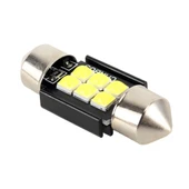 2 Adet 31mm DC12V 2.5W 6000K 170LM 6 LED SMD-3030 Araba Okuma Lambası Kubbe Işığı - 4