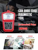 KONNWEI KW309 Kırmızı OBD2 Arıza Tespit Cihazı - 7