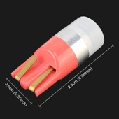 10lu T10 W5W 168 194 DC12V 0.6W 1LED SMD3030 Araç Pembe Plaka Lambası - 3