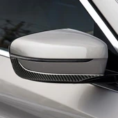 BMW G30 G11 Karbon Fiber Sağ Ayna Koruma Şeridi Lenssiz 2 Parça - 6
