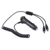 12-24V Araç Çakmak Anahtarlı Fiş DC5.5x2.1mm Şarj Yaylı Güç Kablosu - 2