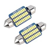 2 Adet 36mm 1.5W 6000K 100LM 30 LED SMD-3014 Araç Plaka Lambası ve Tavan Lambası Dekoderli - 2
