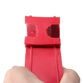 2 Adet Araba D Tipi Amortisör Yay Tampon Güç Yastığı Tamponu Yay Aralığı 22mm Yükseklik 43mm Kırmızı - 4