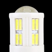2 Adet T20 7440 3W DC 12V 6000K 200LM Seramik Araç Sinyal ve Geri Vites Lambası 16 LED SMD-7020 Projektör Lensli Beyaz Işık - 6